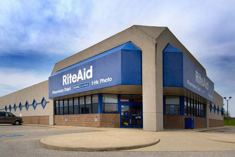 Rite Aid store exterior with blue signage.