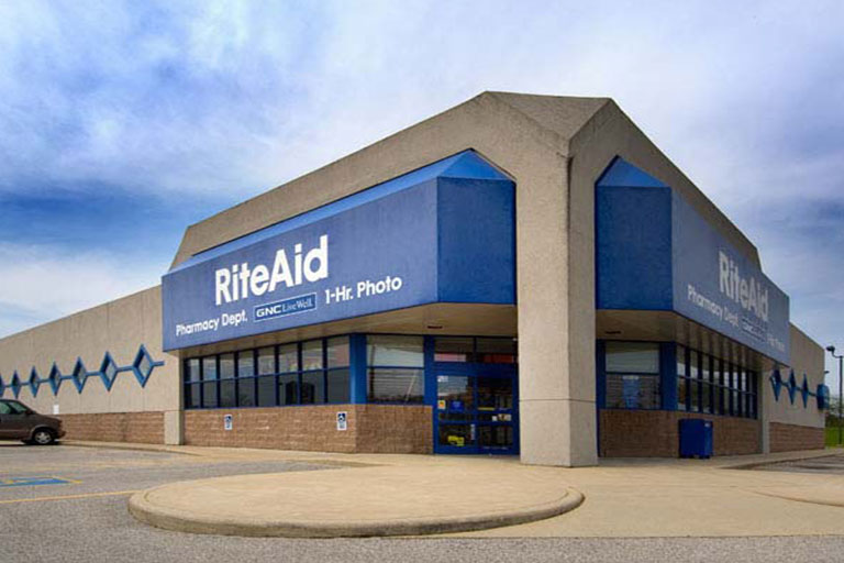 Rite Aid pharmacy exterior with blue signage.